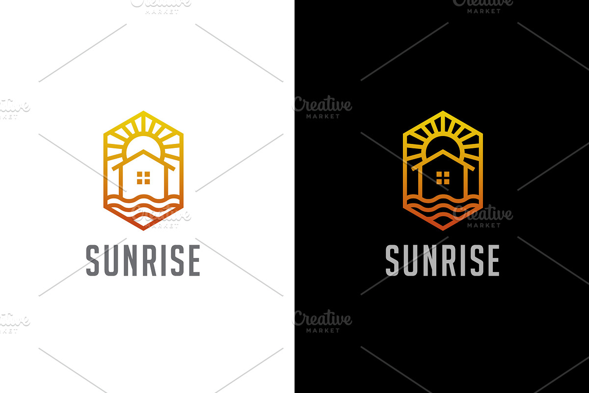 Sunrise Landscape Nature Logo, a Branding & Logo Template by Amadul11 (Photo 2 of 5)
