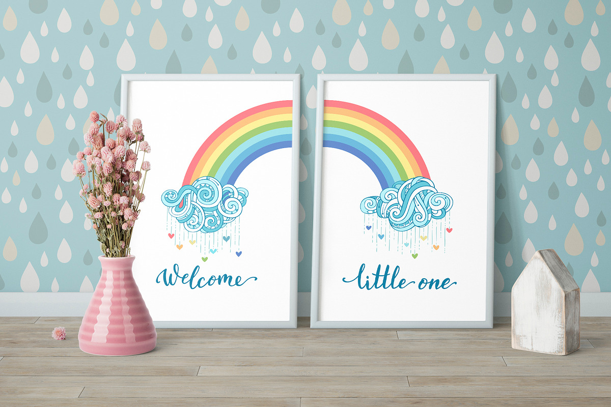 Sky. Graphics-letterings-patterns., an Illustration by MaljukArt (Photo 5 of 20)