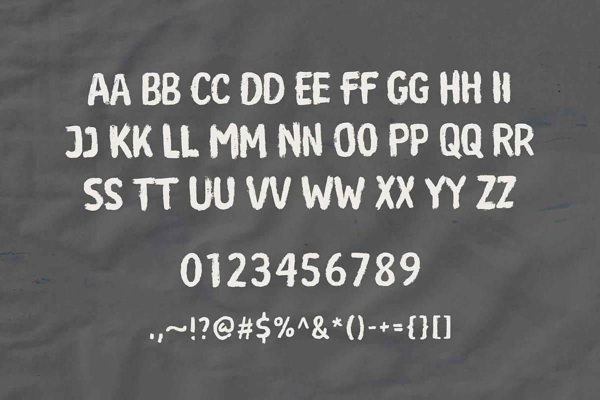 Friday Hype; Rough Brush Font, a Script Font by Eko Bimantara (Photo 3 of 5)
