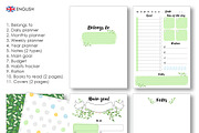 Planner kit vol.3 - natural, a Stationery Template by Lina_Lisichka (Thumbnail 2 of 2)