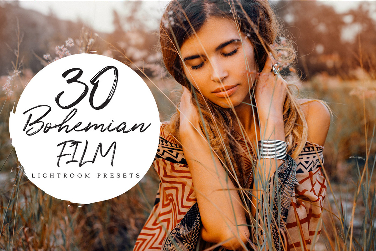 +30 Bohemian Film Lightroom Presets