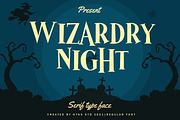 Wizardry Night - Movie Font, a Serif Font by tokokoo (Thumbnail 2 of 12)