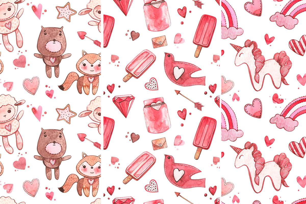 Valentine's day Clipart, an Animal Illustration by Ann Astro (Photo 7 of 8)
