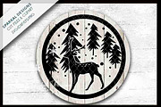 Christmas Snow Scenes for Ornaments, an Object Graphic by SparkalDesigns (Thumbnail 2 of 4)
