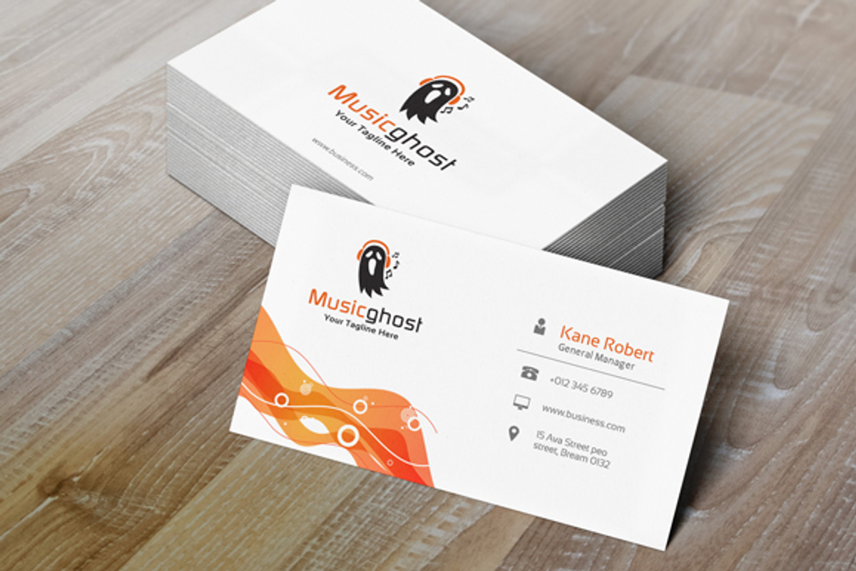 Music Ghost Logo, a Branding & Logo Template by gunaonedesign (Photo 4 of 5)