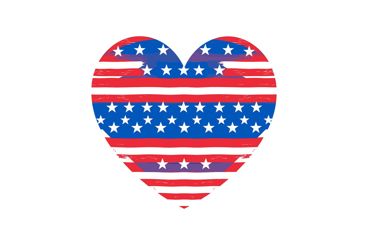 USA Eagle Heart Icons Bundle, an Object Graphic by yasushie (Photo 2 of 12)