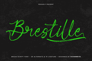 Brestille - Brush Script Font