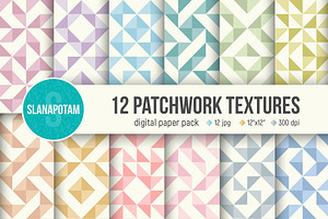 PATCHWORK digital paper pack