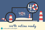 404 error - Beach - HTML template, a HTML Template by PixelGlobe (Thumbnail 3 of 5)