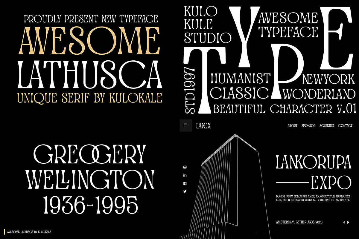 Modern Elegant Font Bundle - SALE, a Sans Serif Font by Kulokale (Photo 9 of 13)