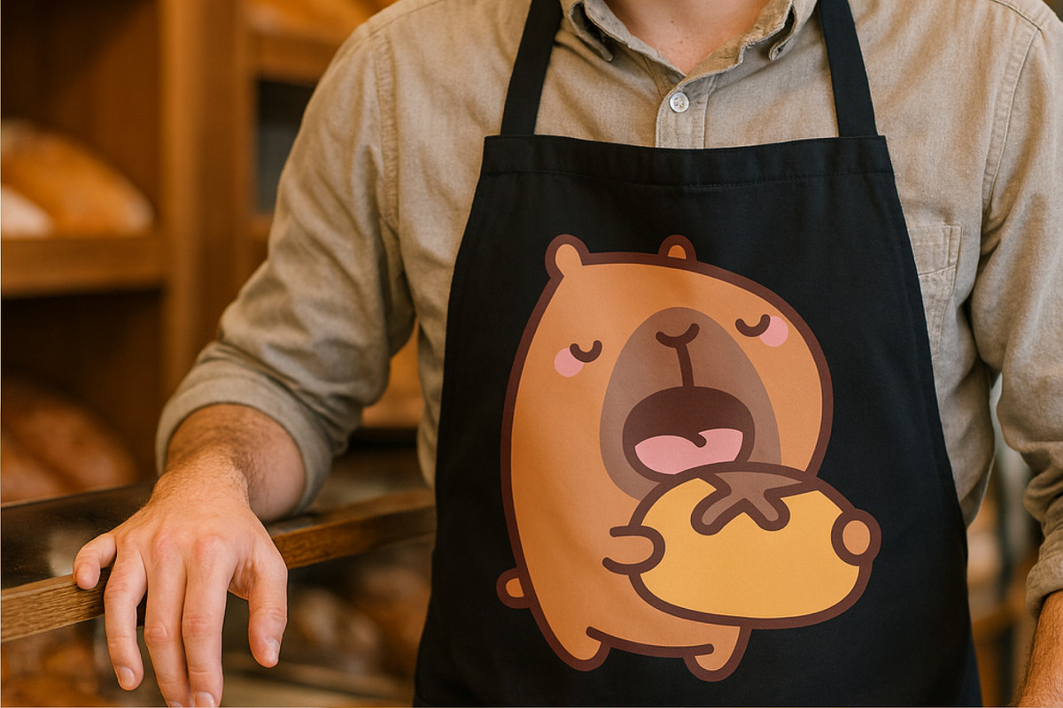 Capybara Baking Clipart Set, an Animal Illustration by Palau (Photo 3 of 10)