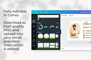 Real Estate Email Signature Canva, an Email Template by DesignKora (Thumbnail 2 of 3)