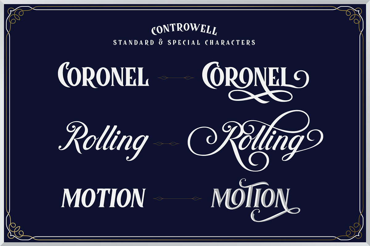 Controwell Victorian Typeface 30%!, a Serif Font by alit design (Photo 9 of 13)