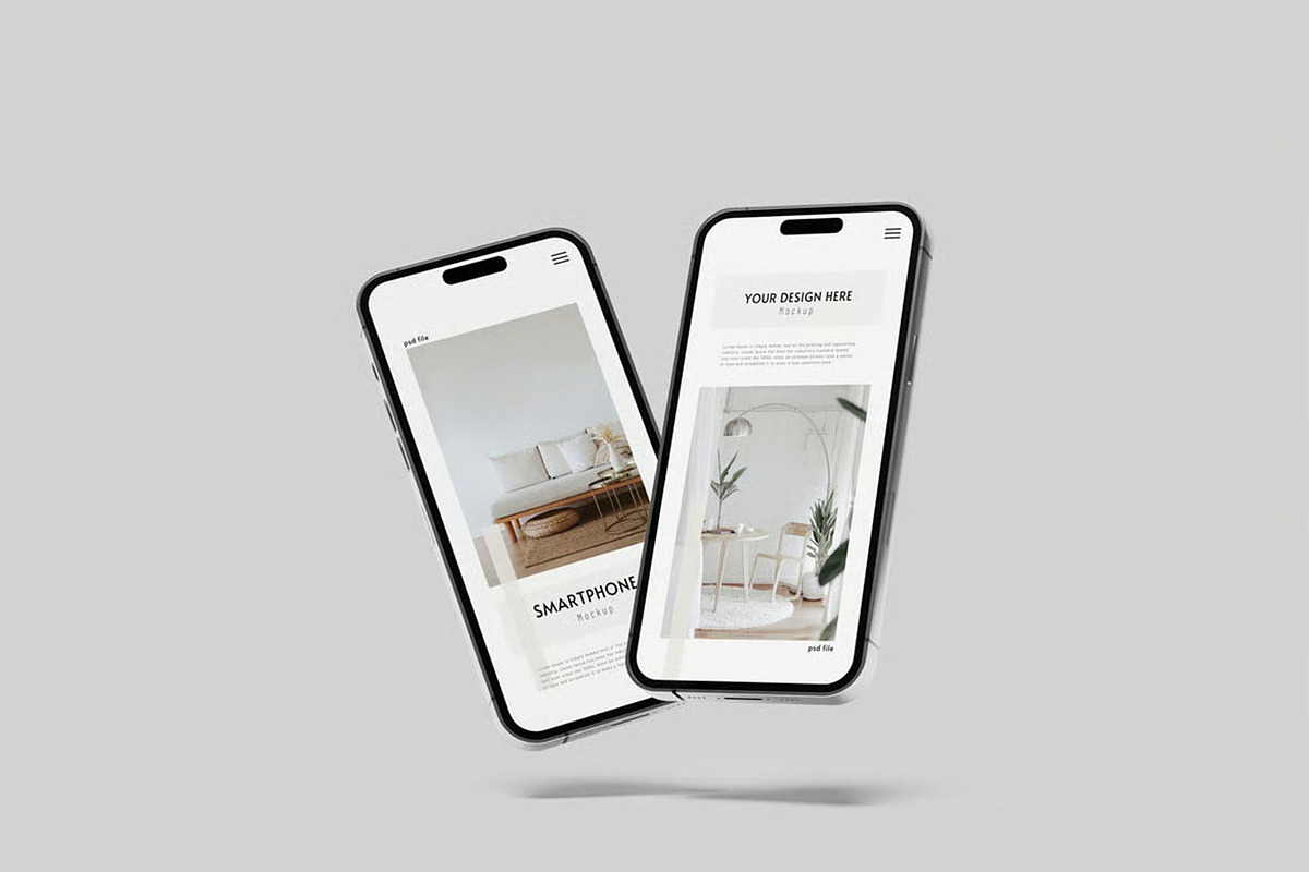 iPhone 14 Pro Max Mock-ups, an iPhone Mockup by zpackcreative (Photo 3 of 6)