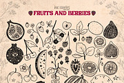 Fruits and Berries | Hand Drawn Boho, a Food Illustration by Ink Stories (Thumbnail 3 of 13)