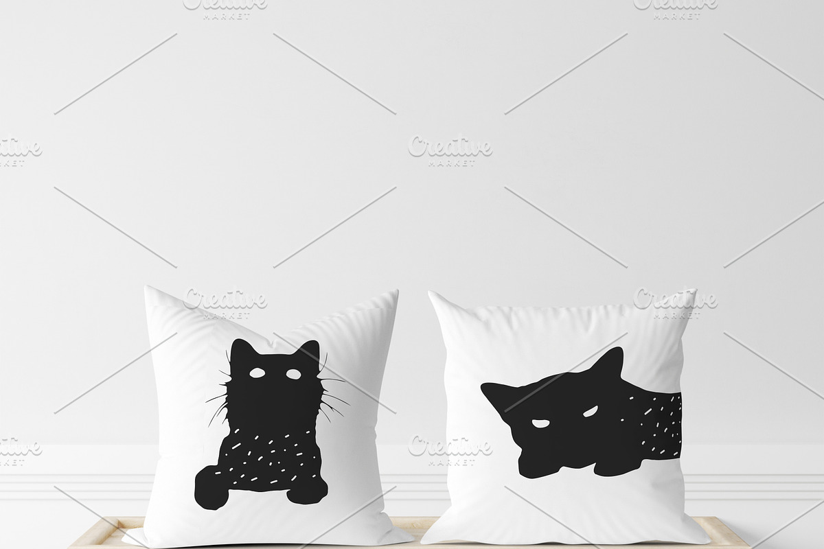 Cat svg, Funny Cats Vector Cut Files, an Animal Illustration by Watercolor_Vector Graphic (Photo 9 of 25)