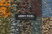 240 Camouflage Patterns Bundle, a Pattern Graphic by 3Y_Design (Thumbnail 23 of 26)