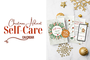 Christmas Self-Care Advent Calendar, a Print Template by Kaleidokika (Thumbnail 1 of 5)
