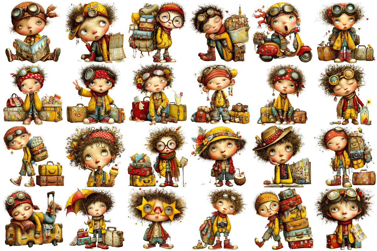 Quirky Tourist Boy Clipart, an Illustration by Pixels.Craft (Photo 5 of 5)