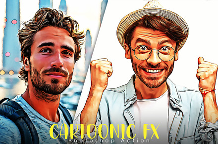 Cartoonic Fx - Action, an Action Add-On by Vatdesign