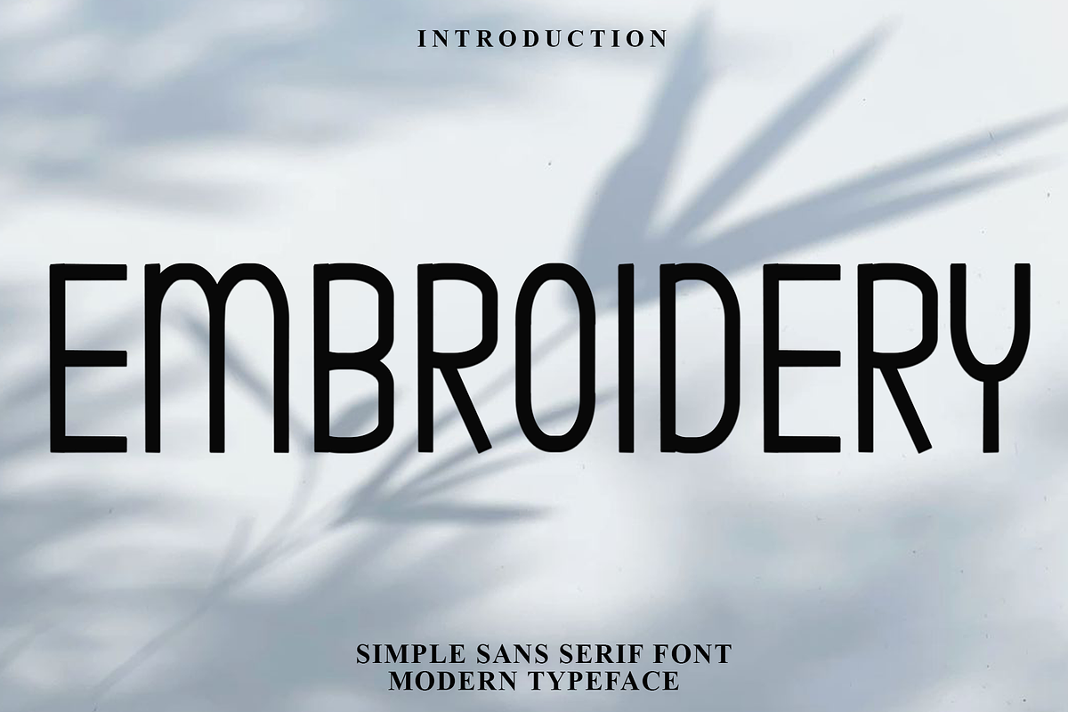 EMBROIDERY, a Script Font by FreshTypeINK (Photo 1 of 8)