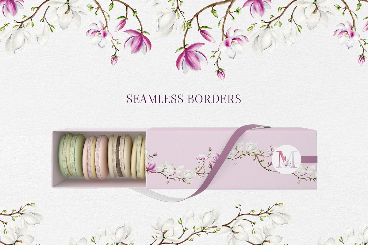 MAGNOLIA - Watercolor collection, a Decorative Illustration by Navenzeles (Photo 2 of 13)