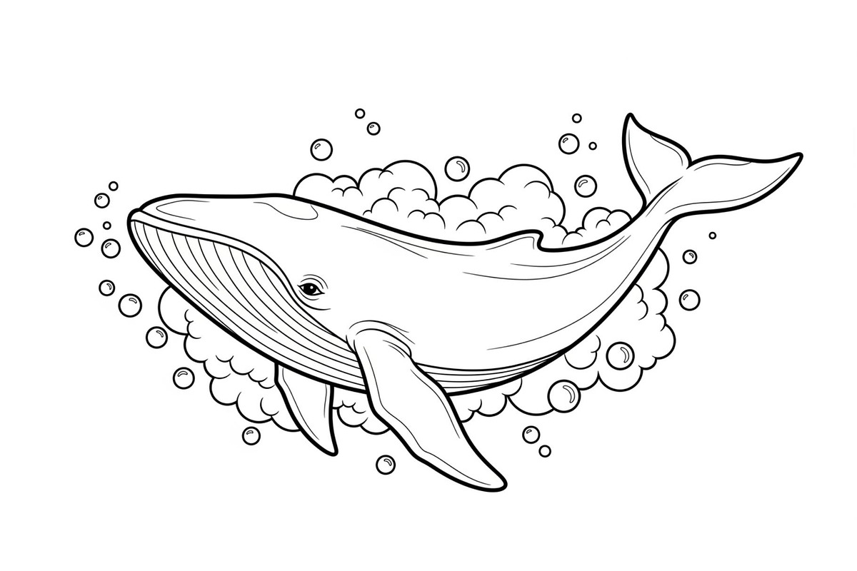 Whale Line Art Vector Bundle, an Illustration by yasushie (Photo 14 of 51)