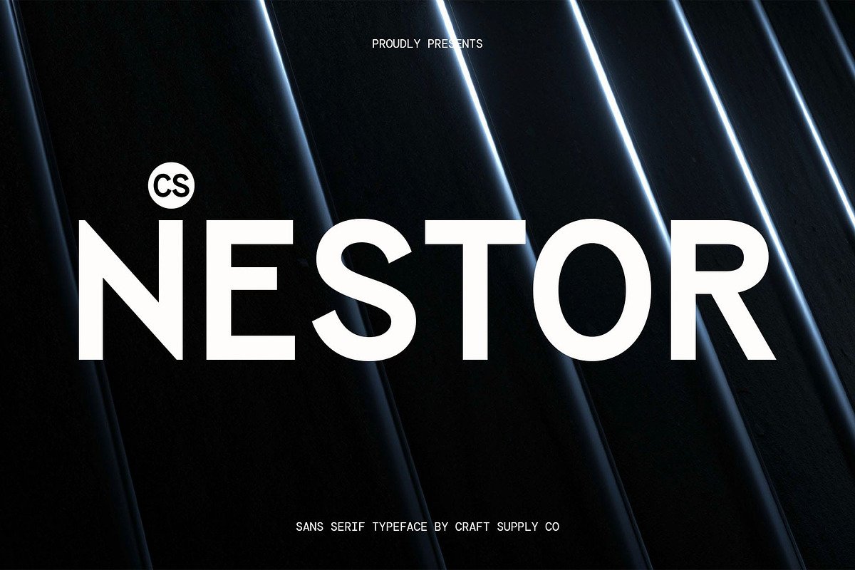 CS Nestor – Contemporary Font, a Sans Serif Font by Craft Supply Co. (Photo 1 of 8)
