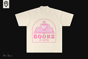 Books & Coffee – Lover Design, a Graphic by shaondesigns (Thumbnail 4 of 4)