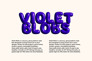 Plum Bounce | Balloon Bitmap Font, a Symbol Font by gafaroff studio (Thumbnail 3 of 4)