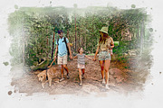 House Watercolor Painting, an Action Add-On by Photoshop Action (Thumbnail 9 of 12)