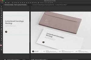 Letterhead Envelope Mockup 02