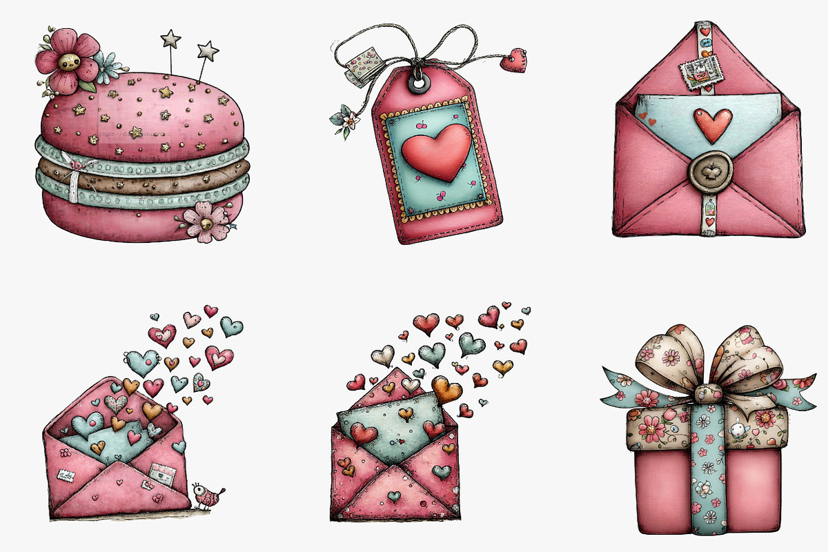 Happy New Year Clipart, an Illustration by CreationArt (Photo 2 of 7)