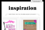 Watercolor Glitter Styles Photoshop, a Layer Style Add-On by Creators Couture (Thumbnail 4 of 5)
