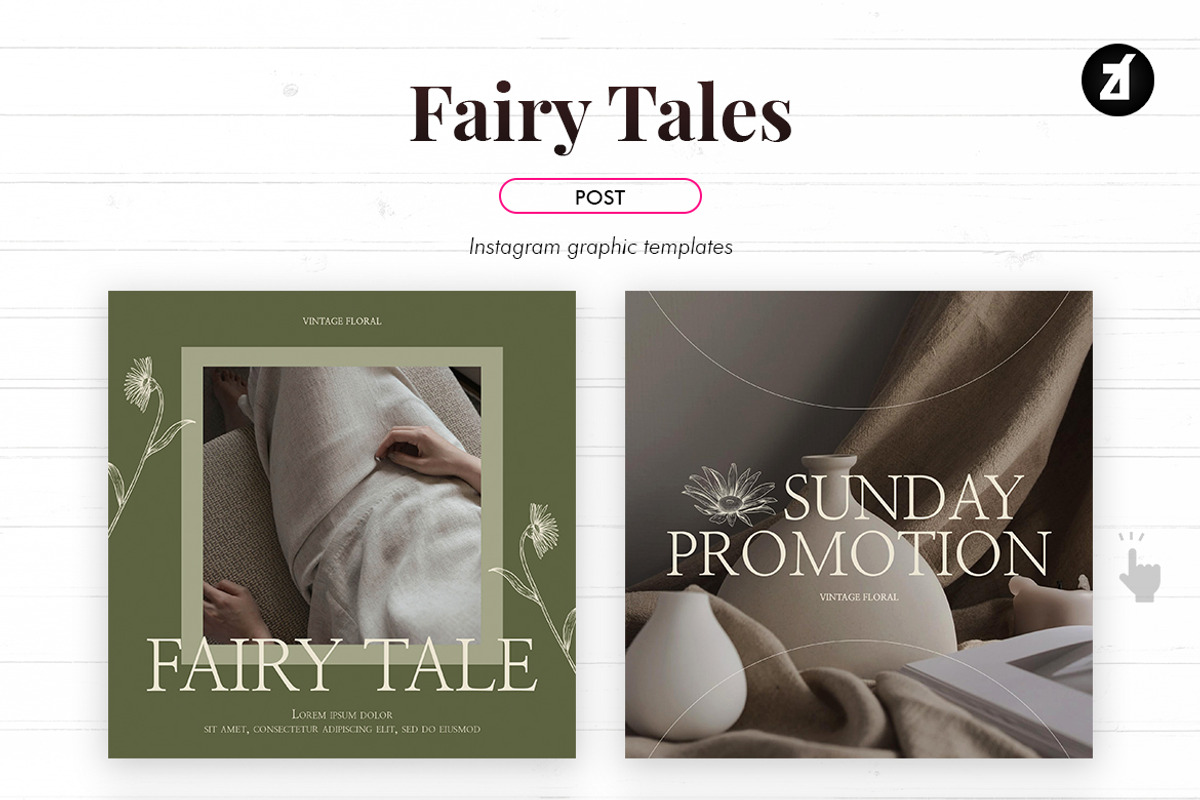 Fairy tales social media template, a Social Media Template by Chanut is industries (Photo 3 of 11)
