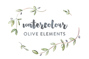 Olive Watercolor Elements, an Illustration by Susan Brand Design (Thumbnail 3 of 4)