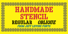 Handmade Stencil JNL