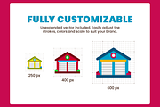 70 Buildings Icon Set, a Solid Icon by Flat Icons (Thumbnail 3 of 7)