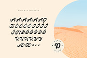 Hinterland | Reverse Contrast Script, a Script Font by Debut Studio (Thumbnail 7 of 13)