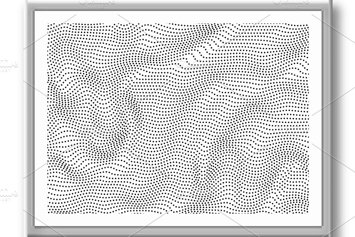 Abstract background with wavy lines, a Pattern Graphic by RODINA (Photo 3 of 3)