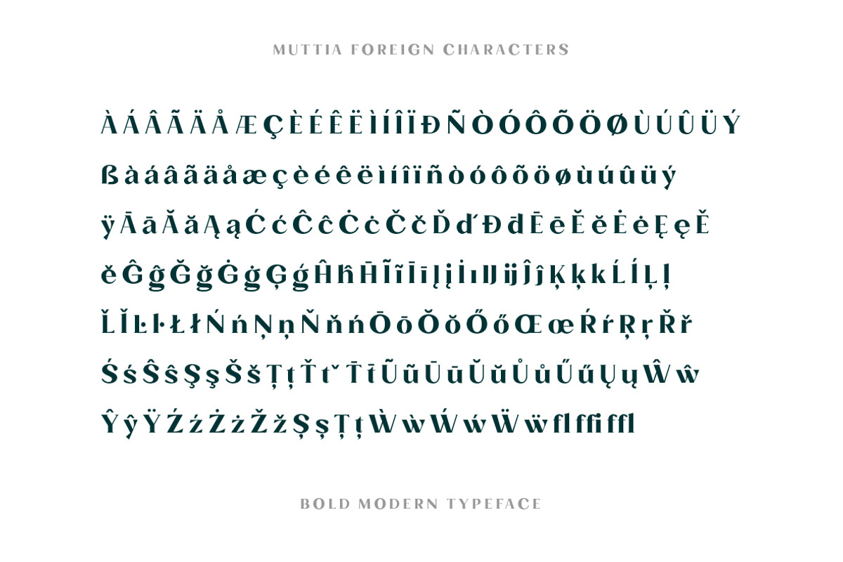 Muttia Display Typeface, a Serif Font by Yukita Creative (Photo 12 of 12)