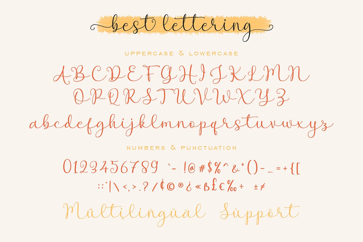 Best Lettering - Handwritten Script, a Script Font by Beautypes