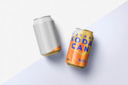 Soda Can Mockup, a Product Mockup by MockupCraft (Thumbnail 2 of 4)