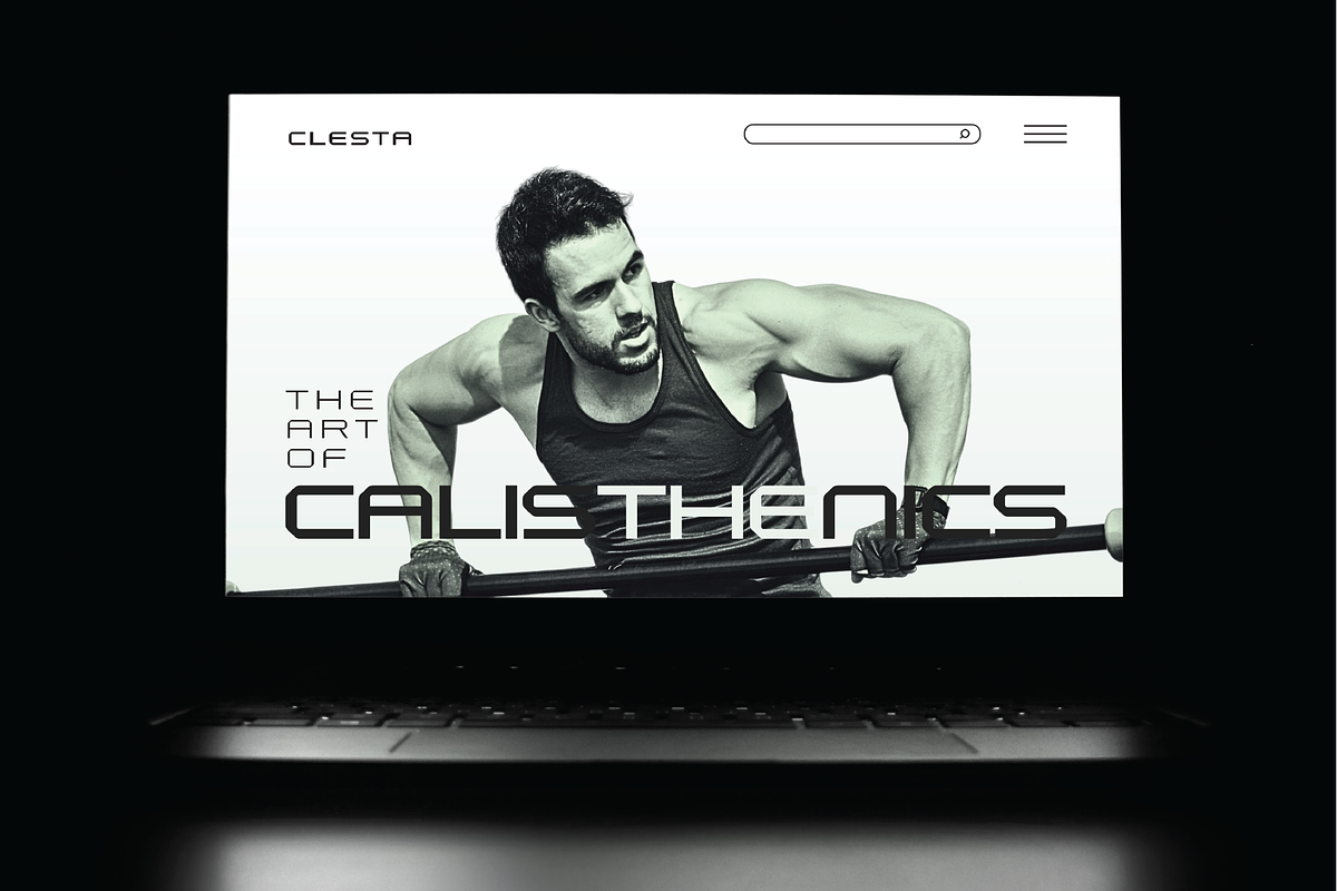 OzenPro-abstract futuristic font, a Sans Serif Font by Ebad Designs (Photo 4 of 8)