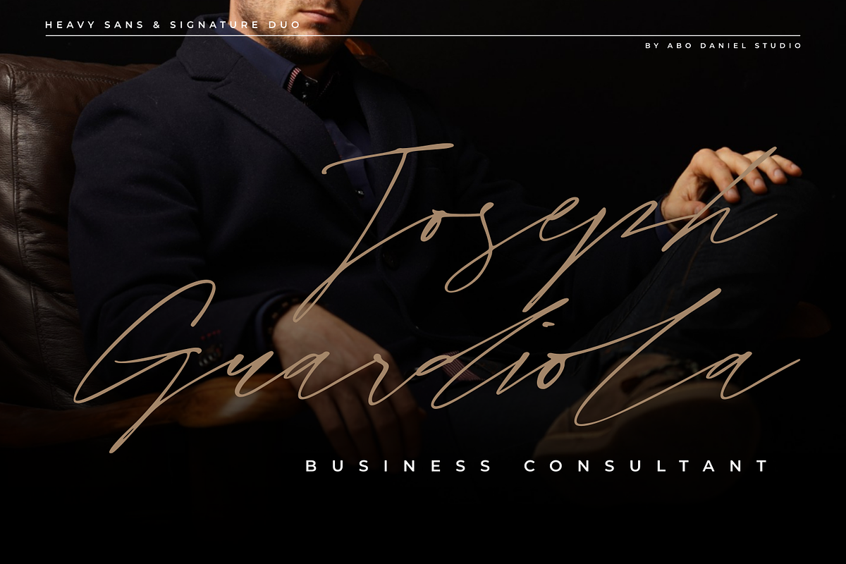 Yusiel, a Sans Serif Font by Abo Daniel Studio (Photo 5 of 13)