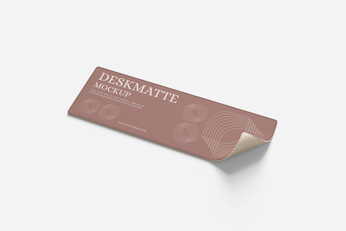 Deskmatte Mockup, a Product Mockup by Indah (Photo 3 of 6)