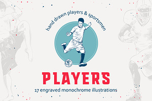 Players and spotsmen sketches