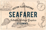 57 Vintage Nautical Illustrations, an Illustration by Brigantine Designs (Thumbnail 1 of 6)