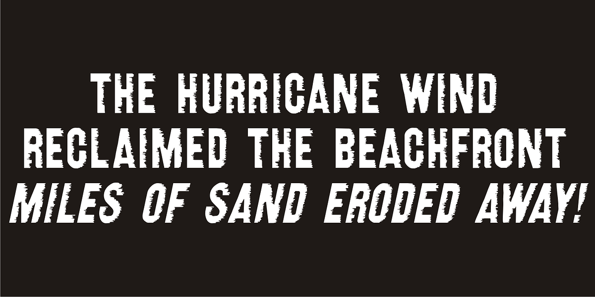 Erosion JNL, a Sans Serif Font by Jeff Levine Fonts (Photo 3 of 5)