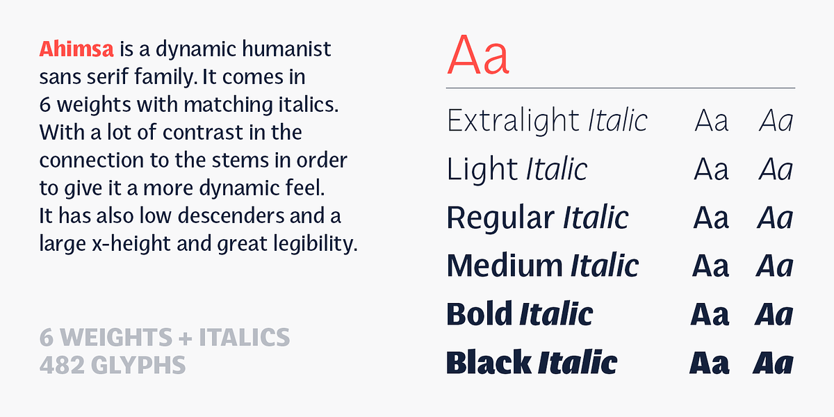 Ahimsa, a Sans Serif Font by Satori (Photo 2 of 12)